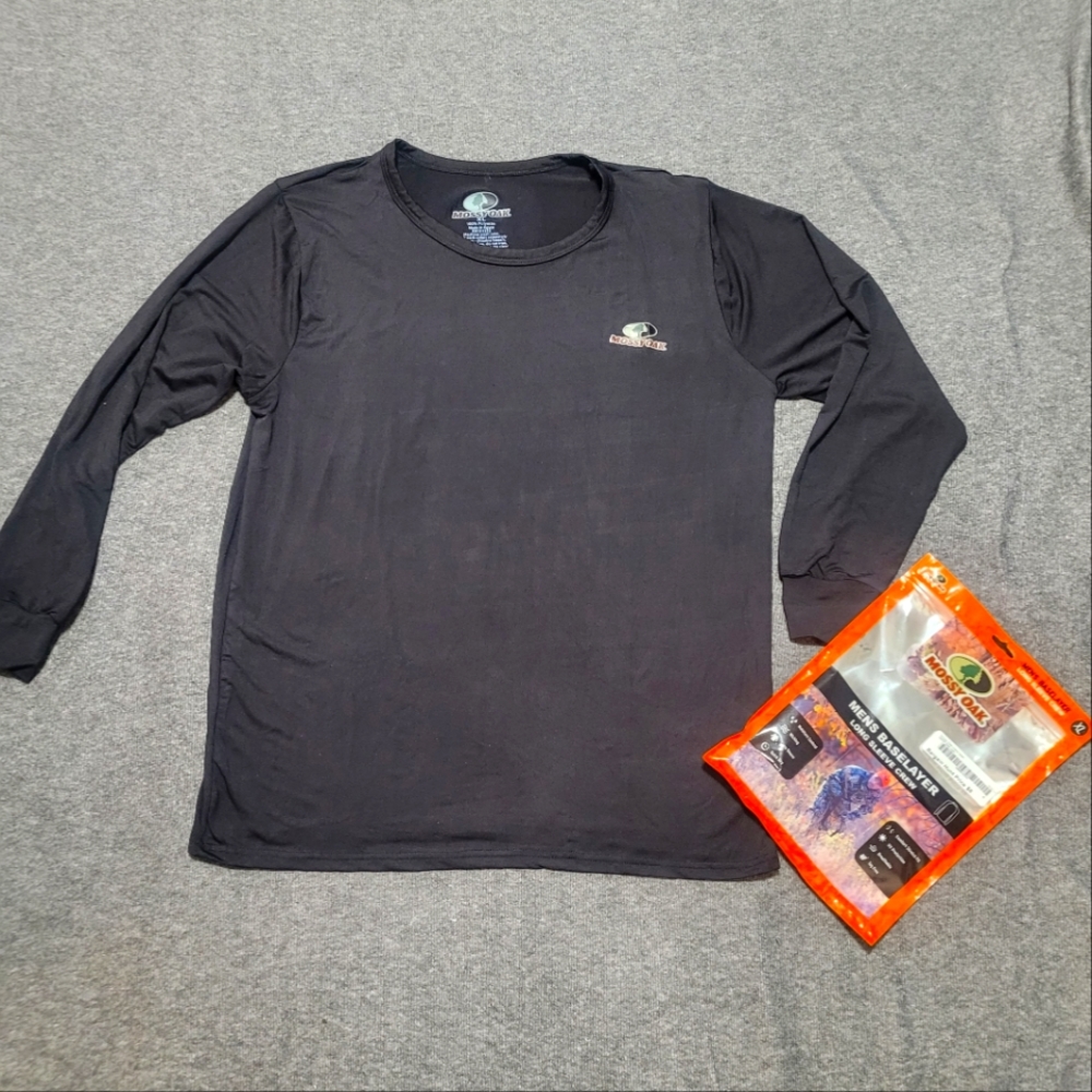 NEW Mossy Oak Long Sleeve Crew~Base Layer~XL~Outdoors~Gorpcore